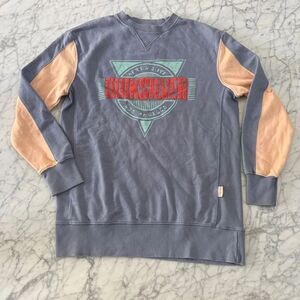 Quiksilver Apres Surf Crewneck Sweatshirt Mens Small
